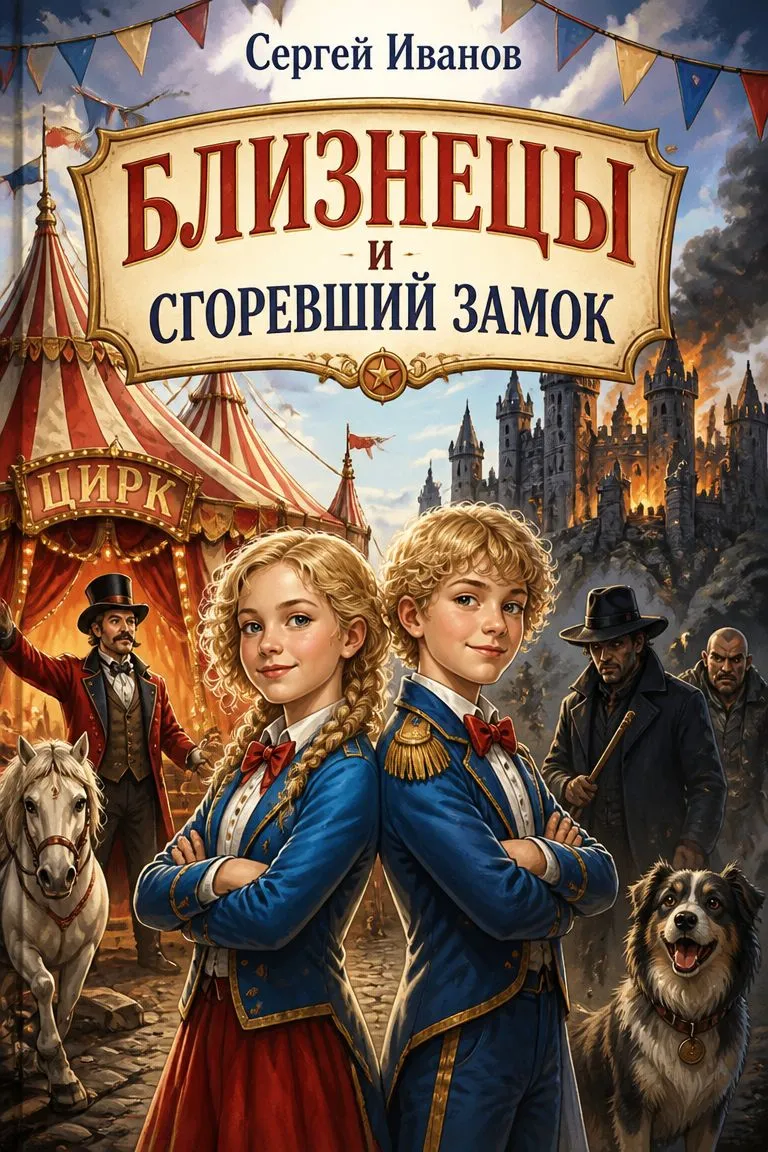 Близнецы и сгоревший замок — обложка книги