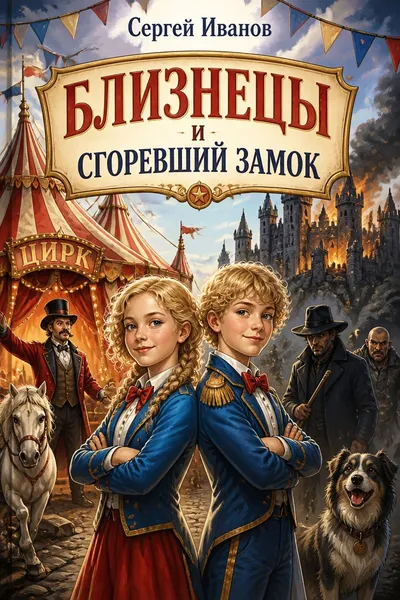 Близнецы и сгоревший замок — обложка книги