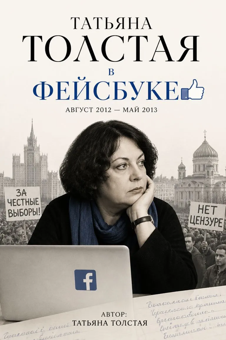 Татьяна Толстая в Фейсбуке- Август 2012- май 2013 — обложка книги
