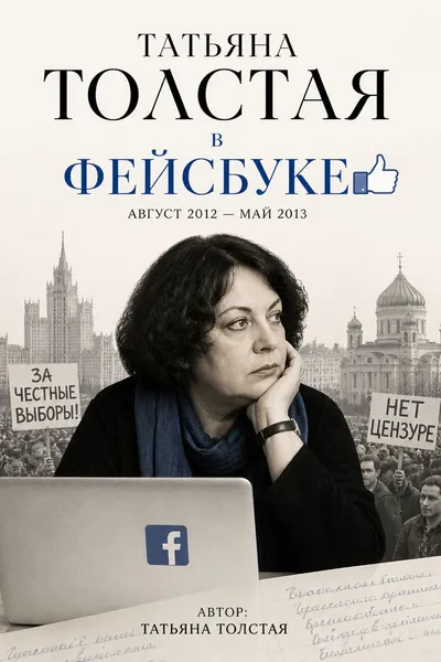 Татьяна Толстая в Фейсбуке- Август 2012- май 2013 — обложка книги