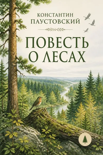Повесть о лесах — обложка книги