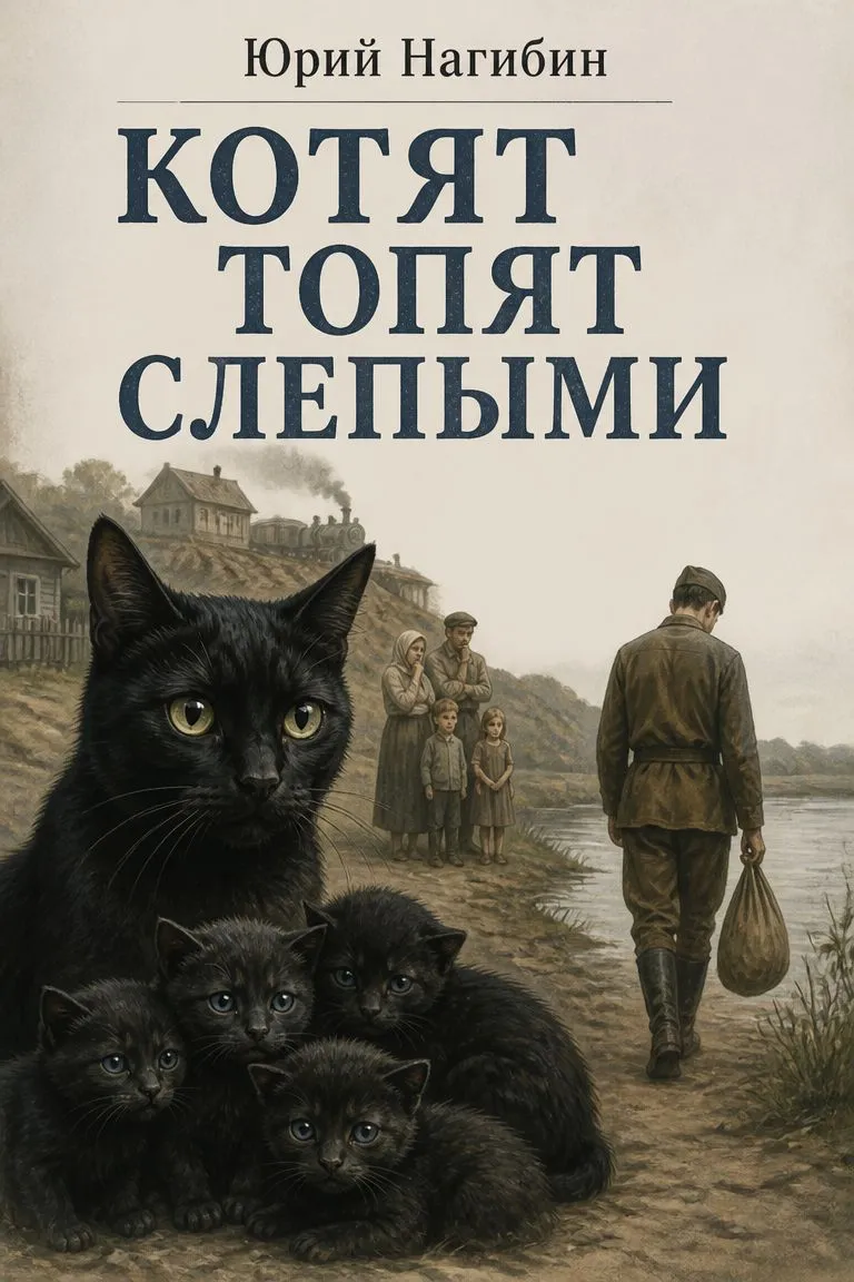 Котят топят слепыми — обложка книги