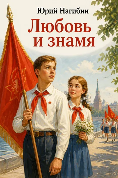 Любовь и знамя — обложка книги