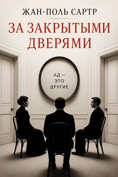 За закрытыми дверями — обложка книги