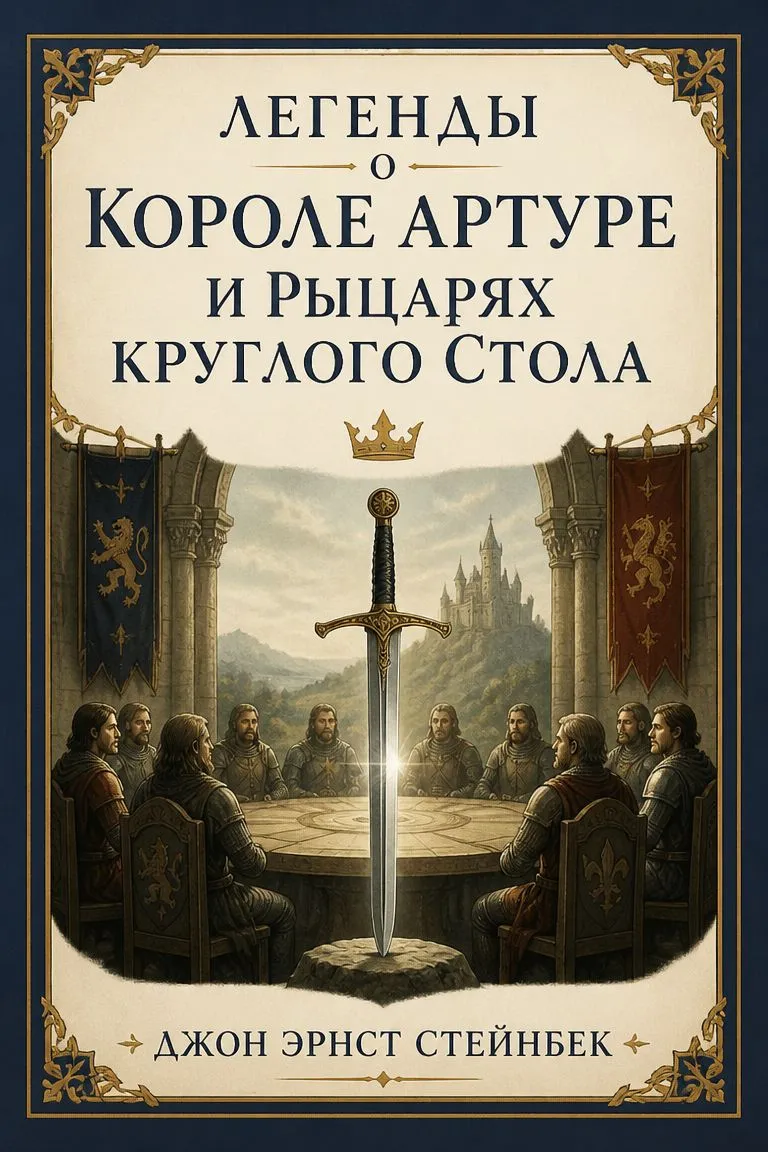 Легенды о короле Артуре и рыцарях Круглого Стола — обложка книги