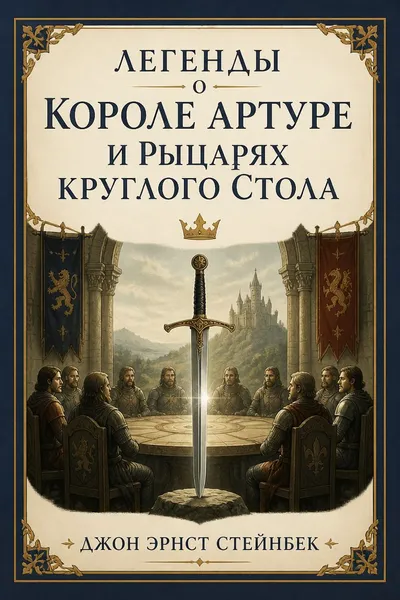 Легенды о короле Артуре и рыцарях Круглого Стола — обложка книги