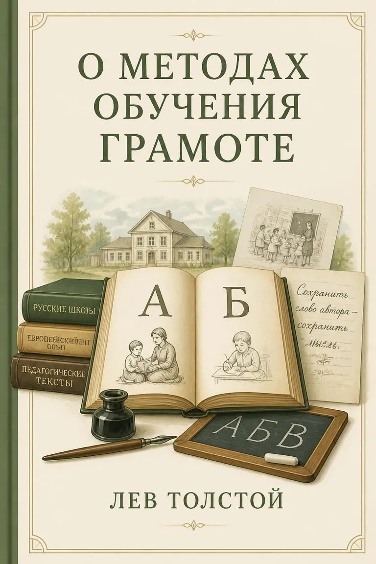 О методах обучения грамоте — обложка книги
