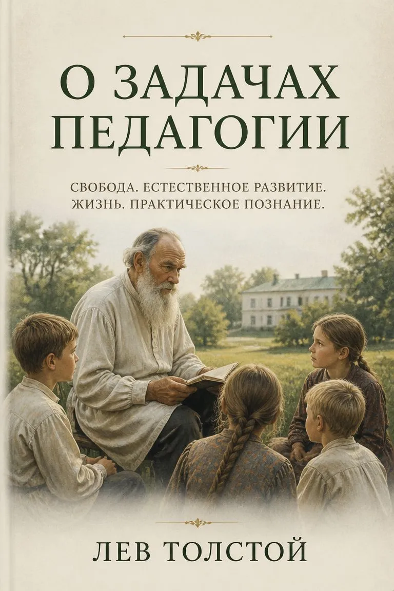 О задачах педагогии — обложка книги