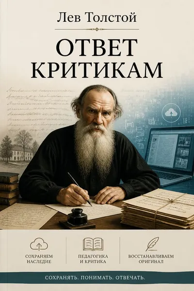 Ответ критикам — обложка книги