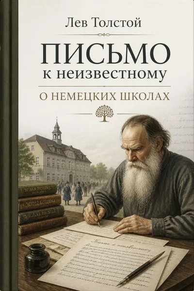 Письмо к неизвестному о немецких школах — обложка книги