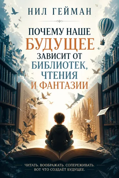 Почему наше будущее зависит от библиотек, чтения и фантазии — обложка книги