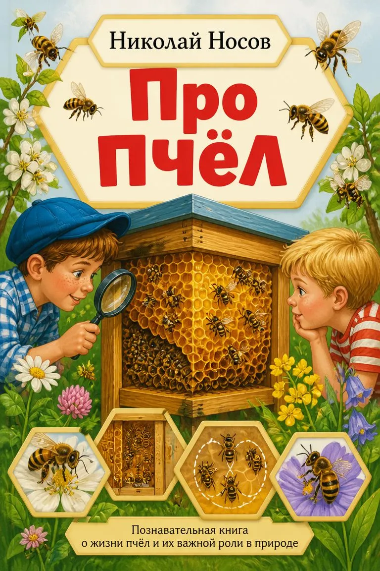Про пчёл — обложка книги