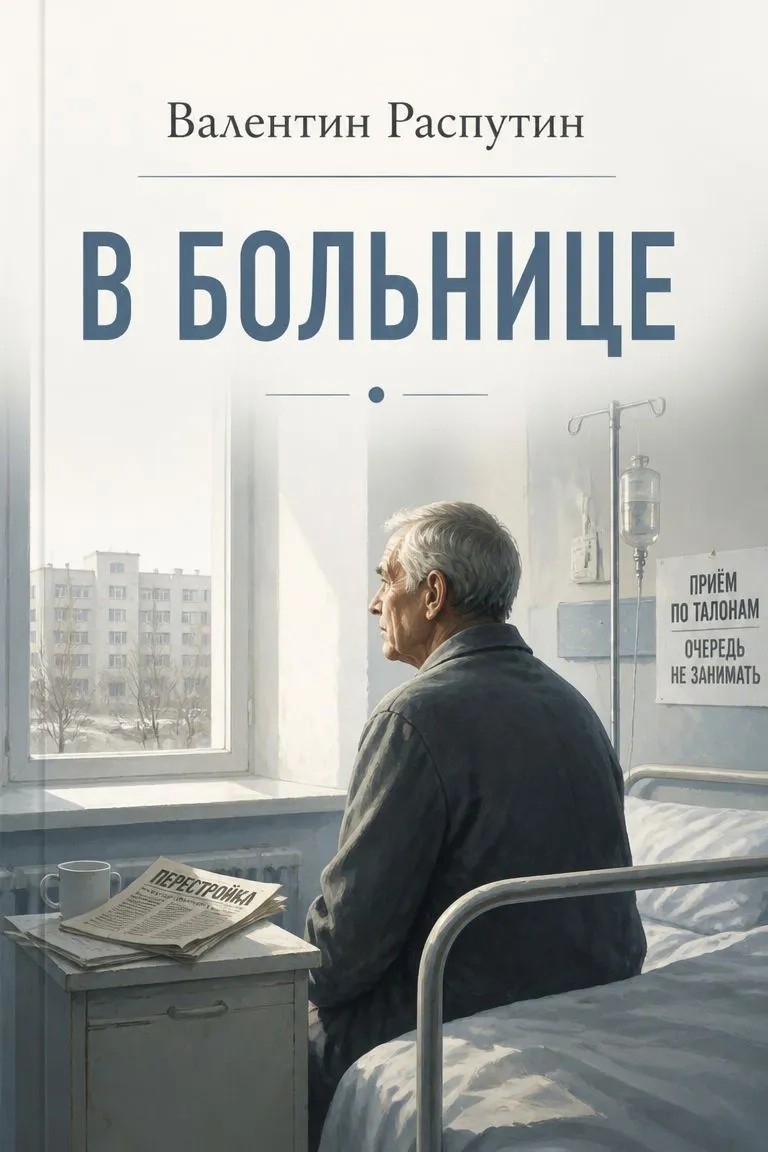В больнице — обложка книги