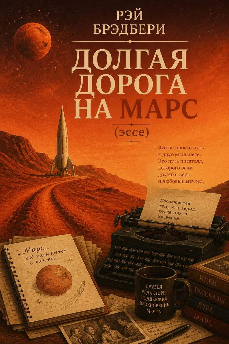 Долгая дорога на Марс (эссе) — обложка книги