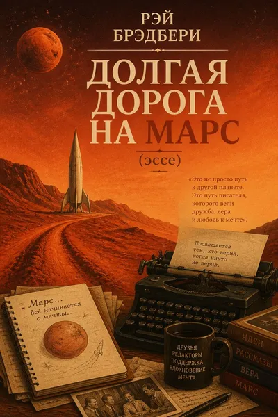 Долгая дорога на Марс (эссе) — обложка книги