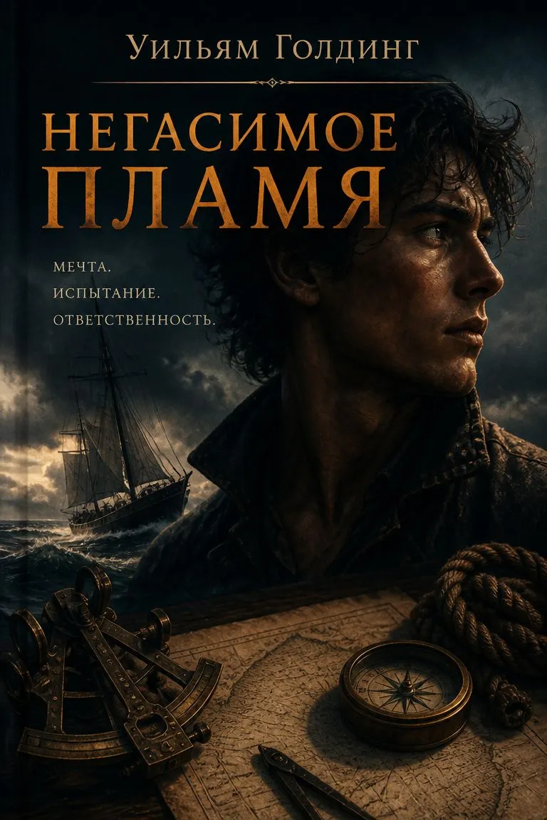 Негасимое пламя — обложка книги