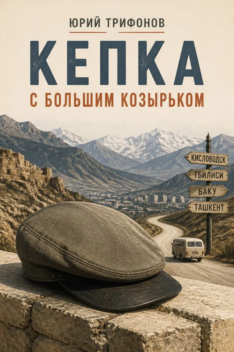 Кепка с большим козырьком — обложка книги