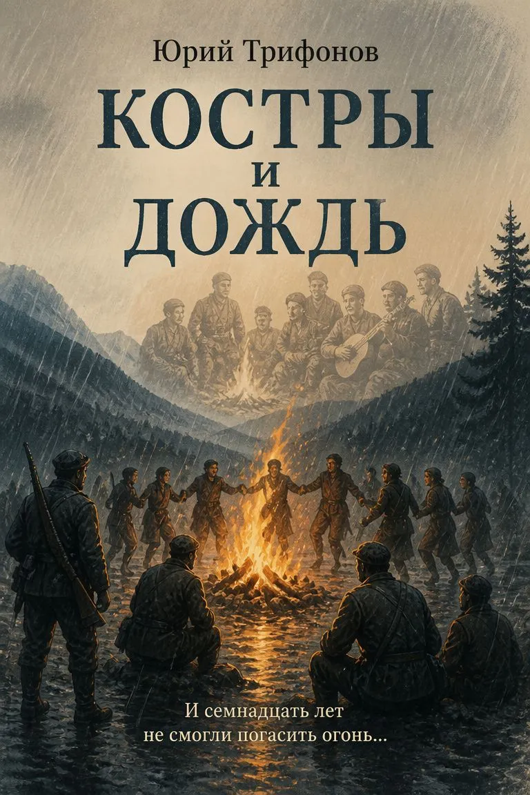 Костры и дождь — обложка книги