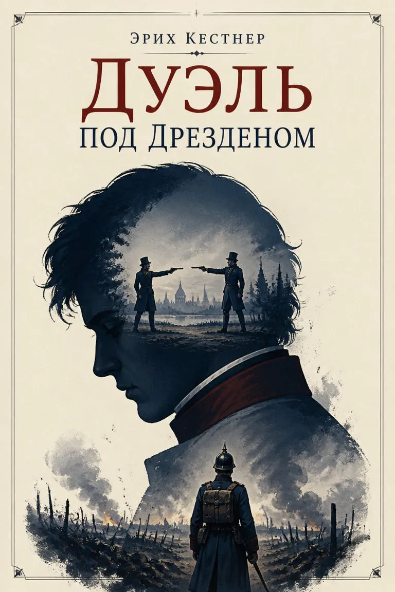 Дуэль под Дрезденом — обложка книги