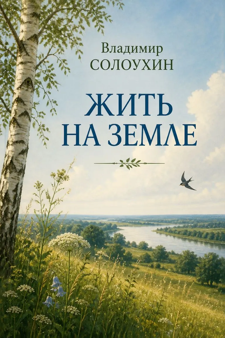 Жить на земле — обложка книги