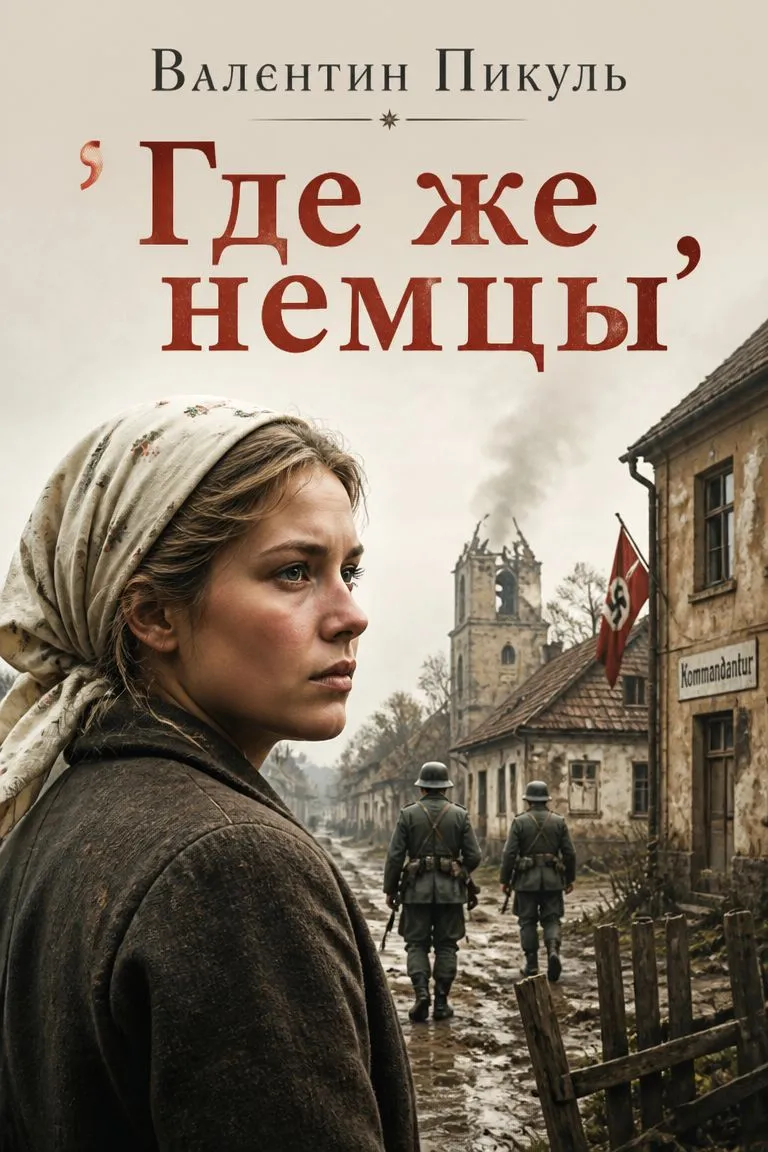 'Где же немцы' — обложка книги