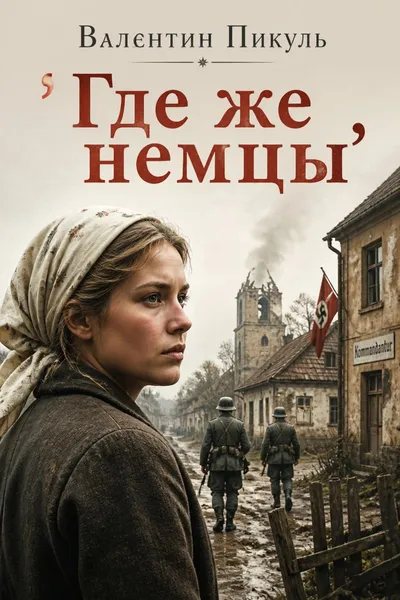 'Где же немцы' — обложка книги