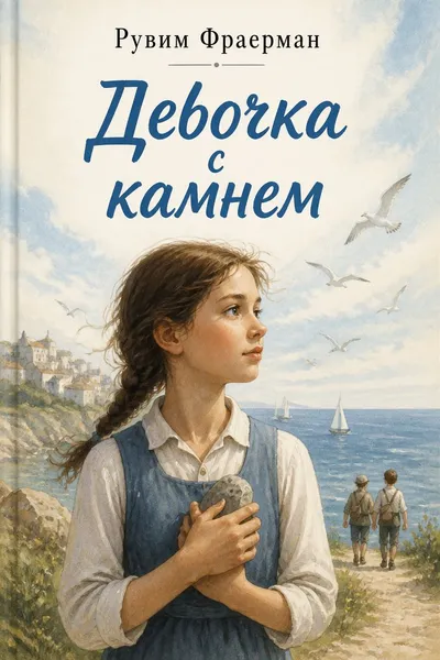 Девочка с камнем — обложка книги