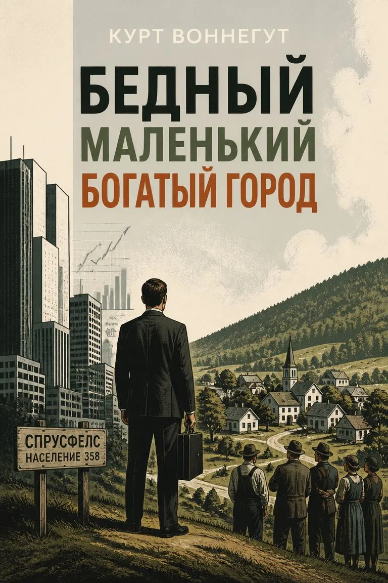 Бедный маленький богатый город — обложка книги