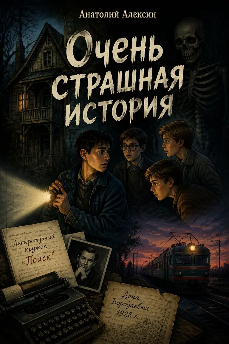 Очень страшная история — обложка книги