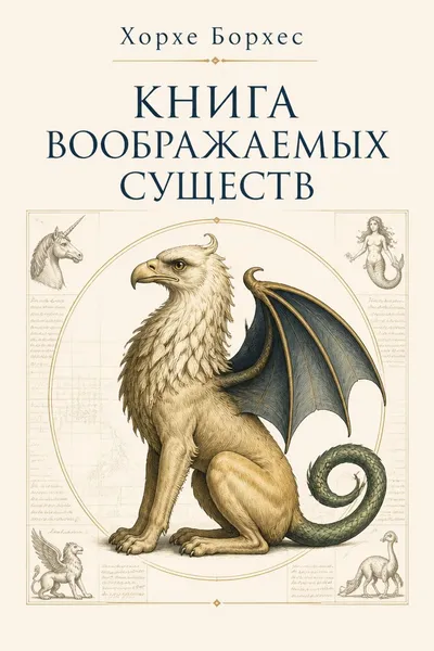 Книга воображаемых существ — обложка книги