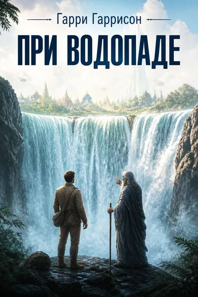 При водопаде — обложка книги