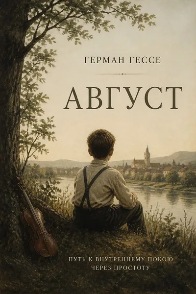 Август — обложка книги