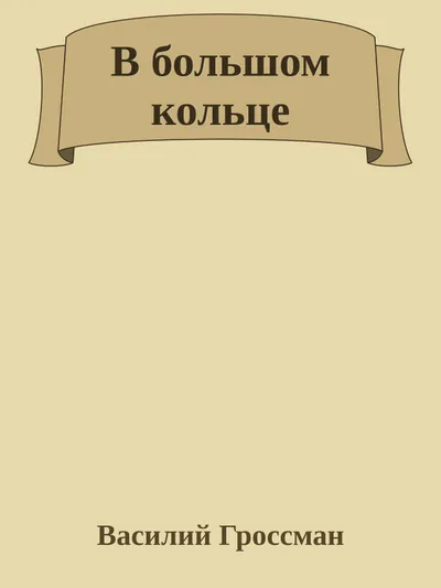 В большом кольце — обложка книги