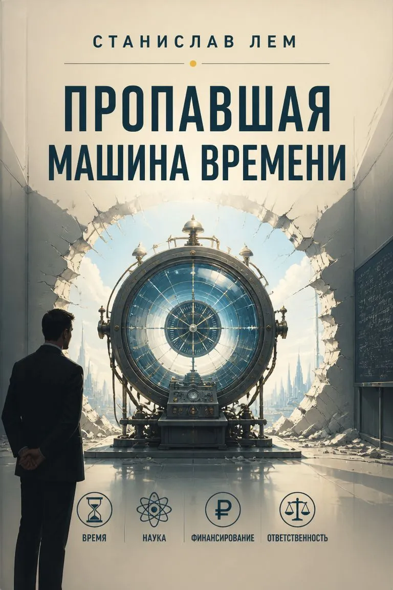 Пропавшая машина времени — обложка книги