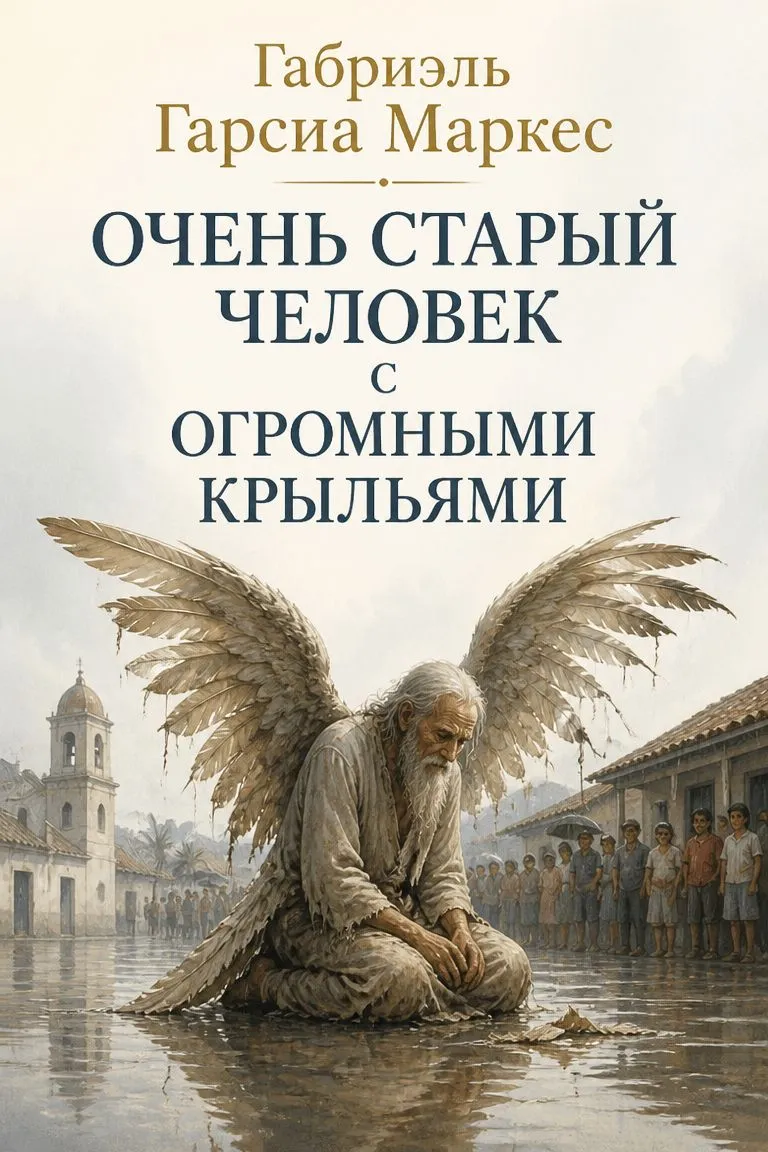 Очень старый человек с огромными крыльями — обложка книги