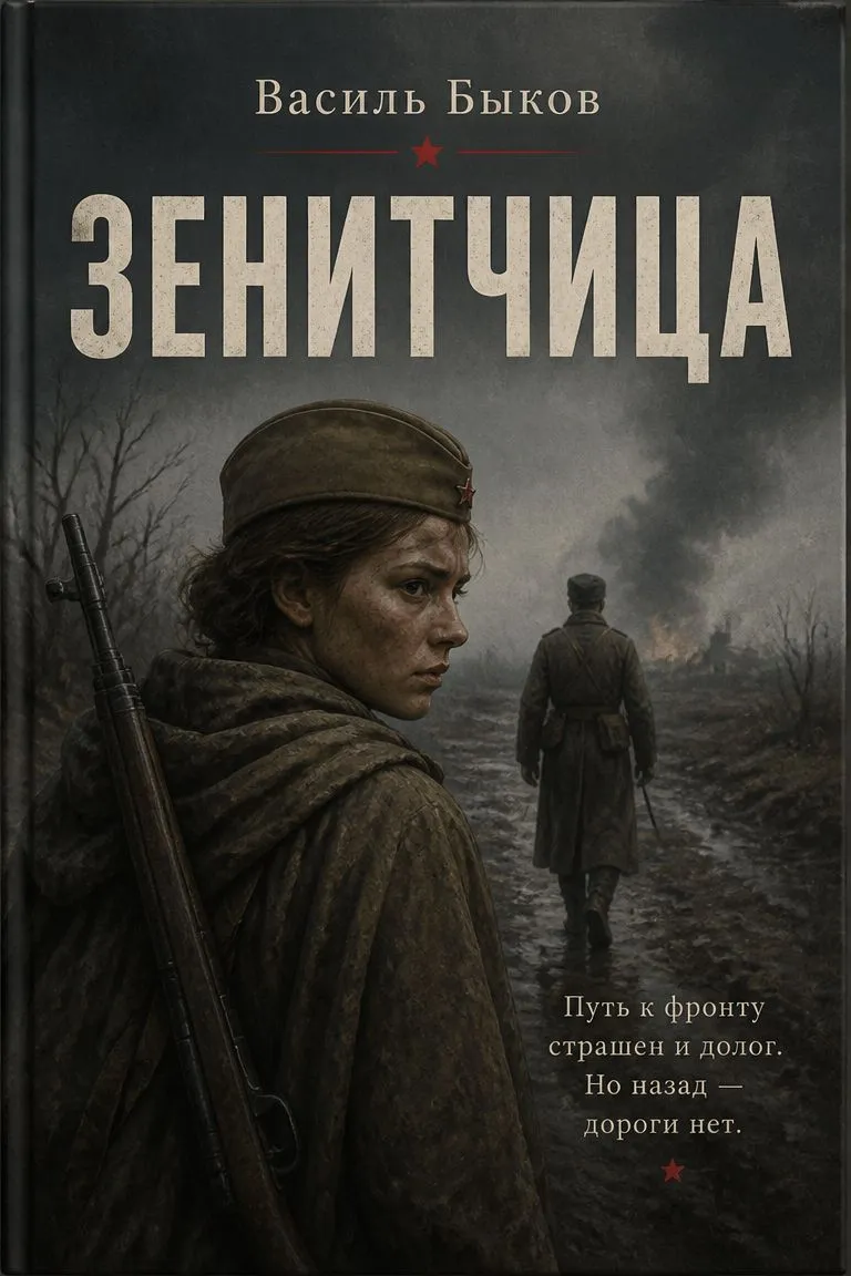 Зенитчица — обложка книги