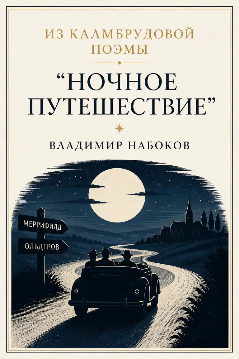 Из калмбрудовой поэмы 'Ночное путешествие' — обложка книги