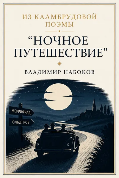 Из калмбрудовой поэмы 'Ночное путешествие' — обложка книги