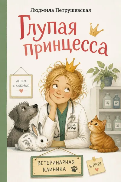 Глупая принцесса — обложка книги