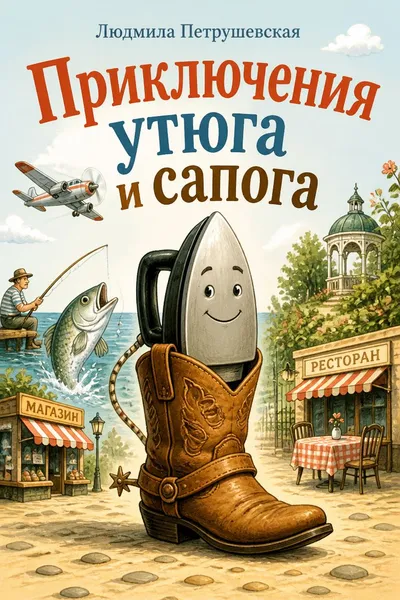 Приключения утюга и сапога — обложка книги