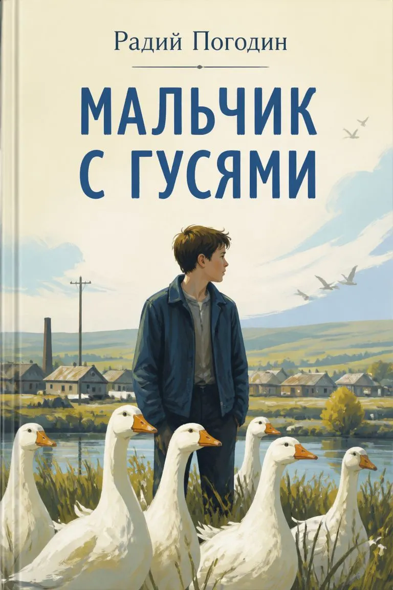 Мальчик с гусями — обложка книги