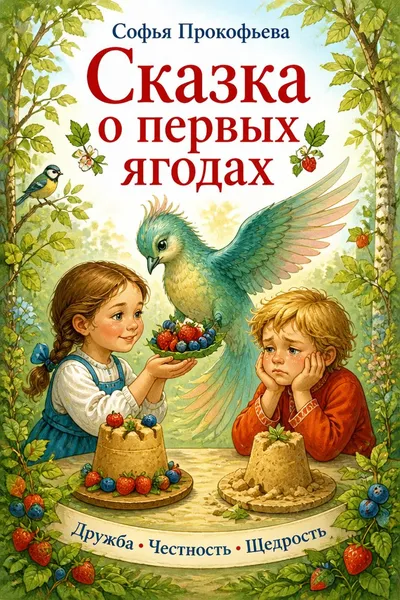 Сказка о первых ягодах — обложка книги