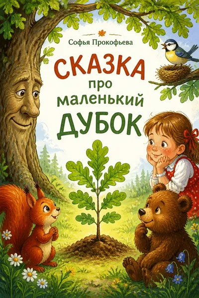 Сказка про маленький дубок — обложка книги