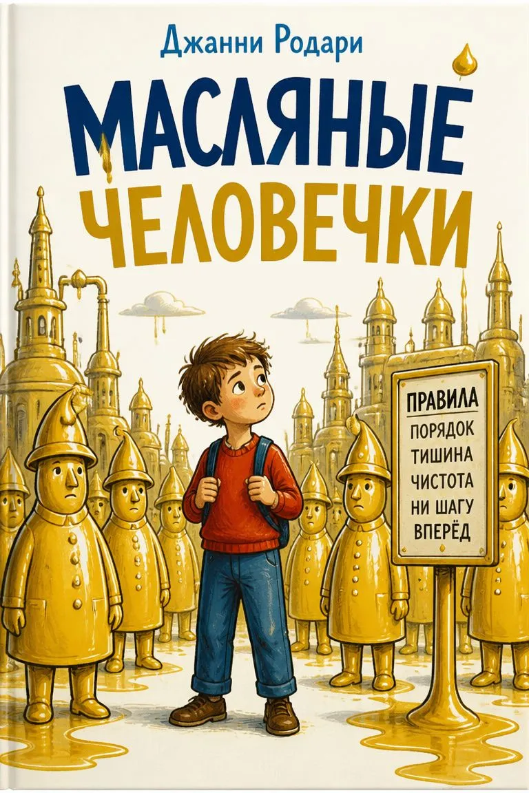 Масляные человечки — обложка книги