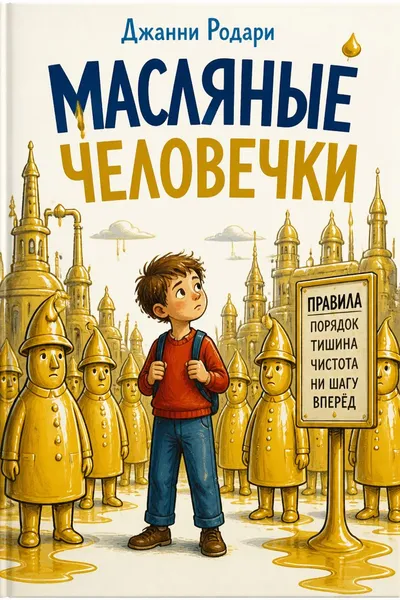 Масляные человечки — обложка книги