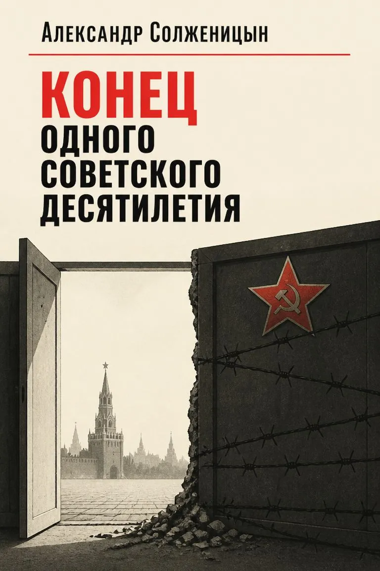 Конец одного советского десятилетия — обложка книги