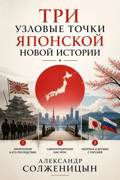 Три узловые точки японской новой истории — обложка книги
