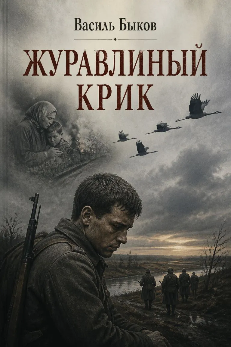 Журавлиный крик — обложка книги