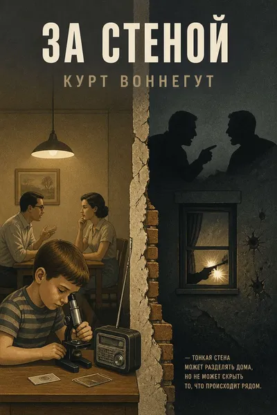 За стеной — обложка книги