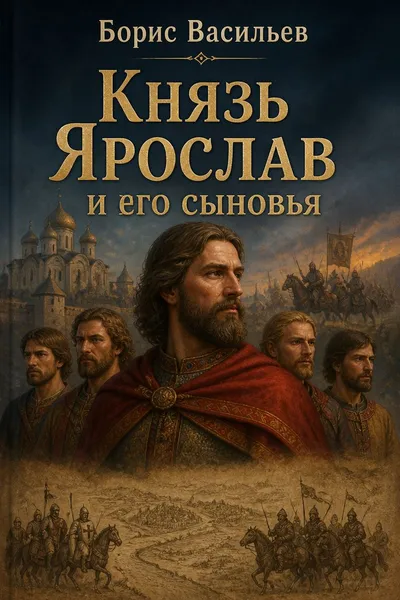 Князь Ярослав и его сыновья — обложка книги